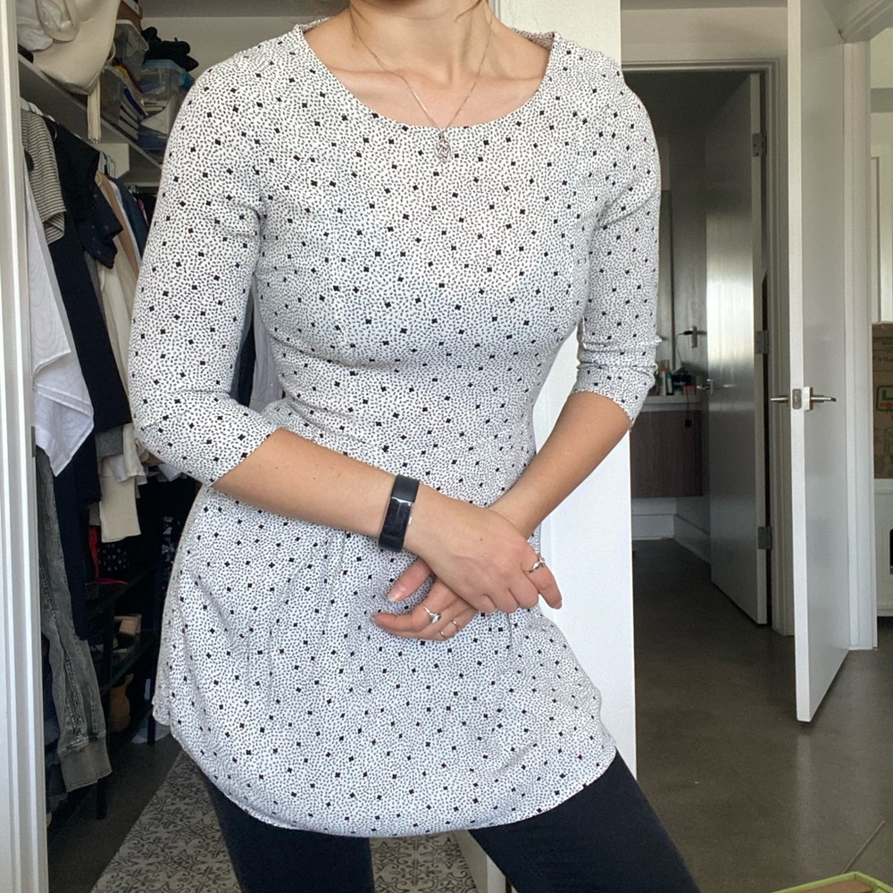 DONATED - Patterned shirt dress with pockets